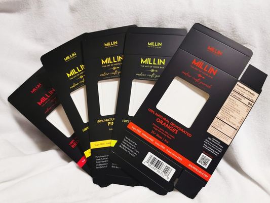 คุณภาพ  Customized Cardboard Dry Fruit Packaging Carton Box With Offset Printing Spot UV โรงงาน