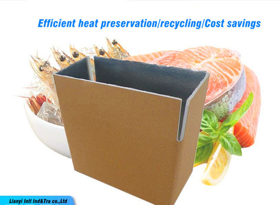คุณภาพ  Insulated Caviar Carton Packaging Boxes For Shipping Seafood โรงงาน