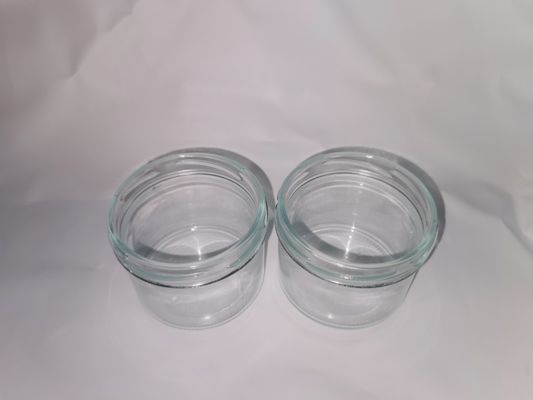 ระดับอาหารโปร่งใสสูง กระป๋องแก้วคาวิอาร์มาตรฐาน 8OZ 240ml มีฝาโลหะ