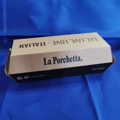 กล่องของขวัญกระดาษแข็งแบบมีหน้าต่าง เหมาะสำหรับบรรจุภัณฑ์พิซซ่า ให้การปกป้องและมองเห็นผลิตภัณฑ์อาหาร