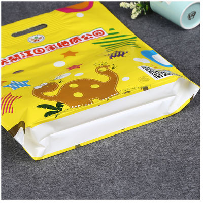 วัสดุ LDPE กระเป๋าพลาสติกที่พิมพ์ตามสั่ง กระเป๋าจับกระเป๋ากระเป๋ากระแทกเสริม