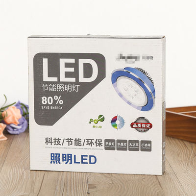 กล่องบรรจุหลอดไฟ Led กระดาษกระบอก