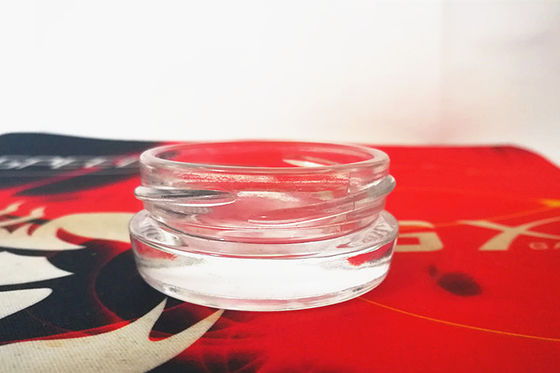 ขายปลีก ขนาดสูงโปร่ง 0.5 oz 15-20 กรัม กระป๋องแก้ว caviar ด้วยฝาโลหะในสีที่แตกต่างกัน