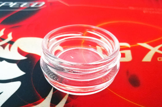 ขายปลีก ขนาดสูงโปร่ง 0.5 oz 15-20 กรัม กระป๋องแก้ว caviar ด้วยฝาโลหะในสีที่แตกต่างกัน