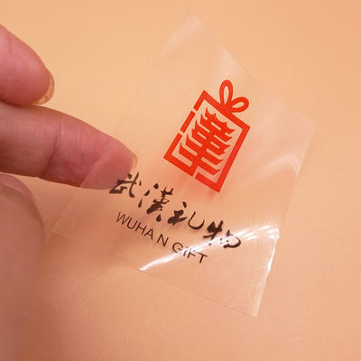 สติ๊กเกอร์สติ๊กเกอร์สัญลักษณ์โปร่งใส PVC สี่เหลี่ยมมีรูปร่างด้วยสแตมป์ฟอยล์ทอง