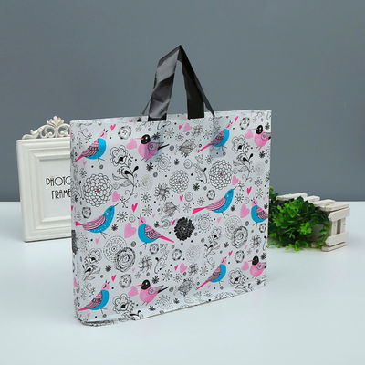 ห้างสรรพสินค้า กระเป๋าพลาสติกพิมพ์ตามสั่ง กระเป๋า Tote ที่มีมือ 1-8 สีพิมพ์