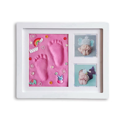 เครื่องประดับ เหรียญที่ระลึก กรอบภาพ 28X23CM กรอบมือและกองเท้า