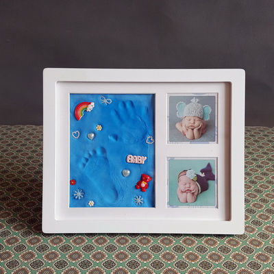 เครื่องประดับ เหรียญที่ระลึก กรอบภาพ 28X23CM กรอบมือและกองเท้า