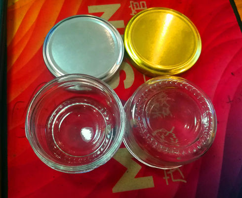 กระป๋องบรรจุเควิอาร์กระจกโปร่งใสสูง 1 oz 50-60 กรัม FDA ยอมรับ